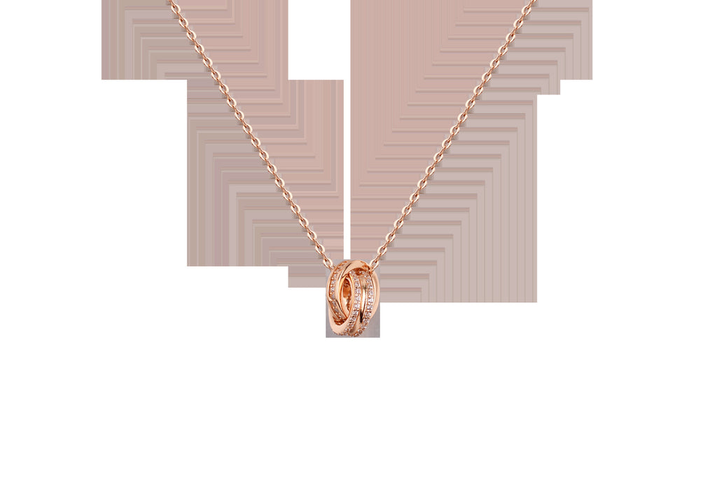 Chomel Chic S925 Double Ring Pendant