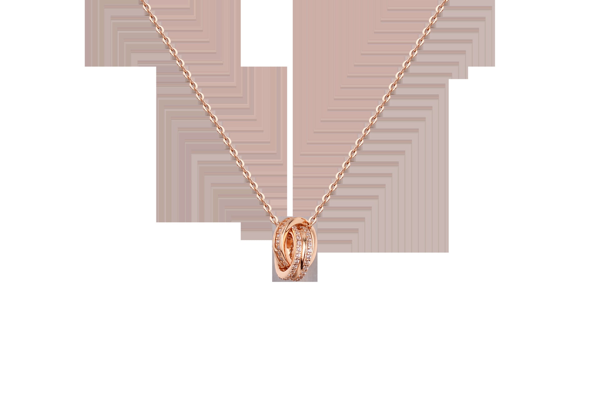 Chomel Chic S925 Double Ring Pendant