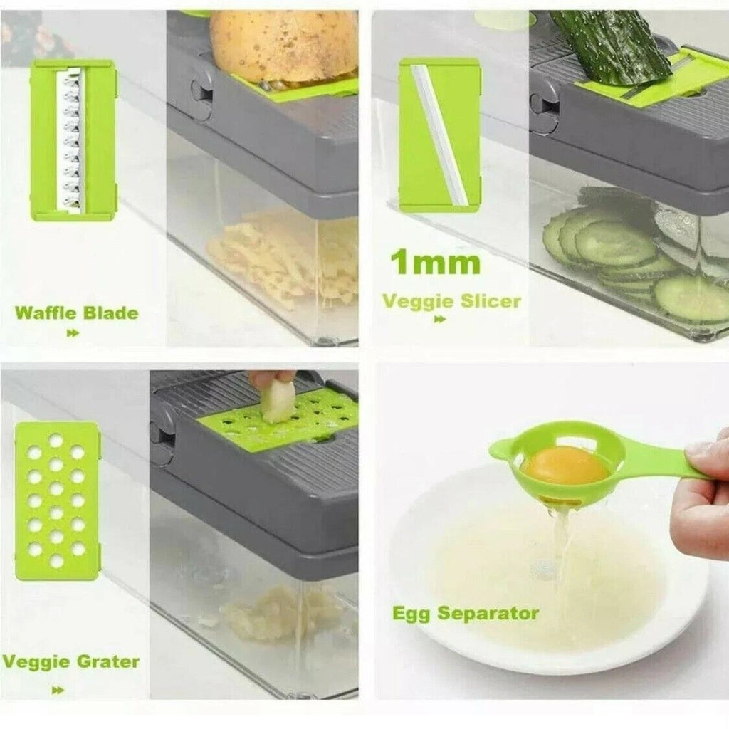 16 in 1 Vegetable Chopper & Mandolin Slicer