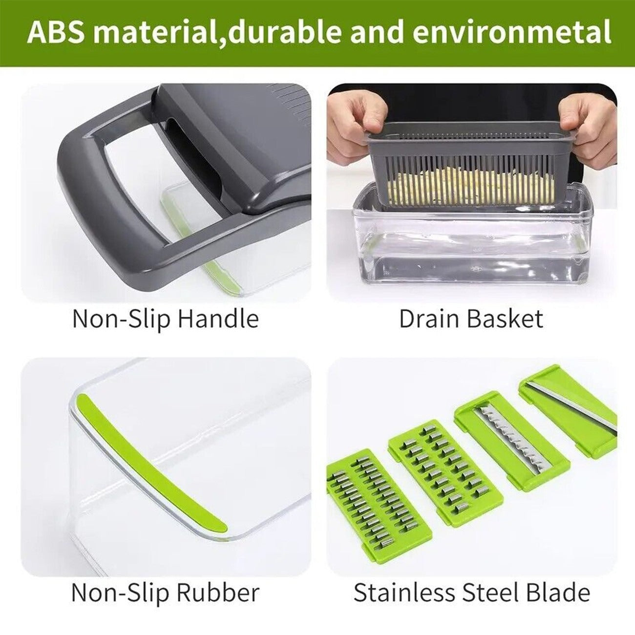 16 in 1 Vegetable Chopper & Mandolin Slicer