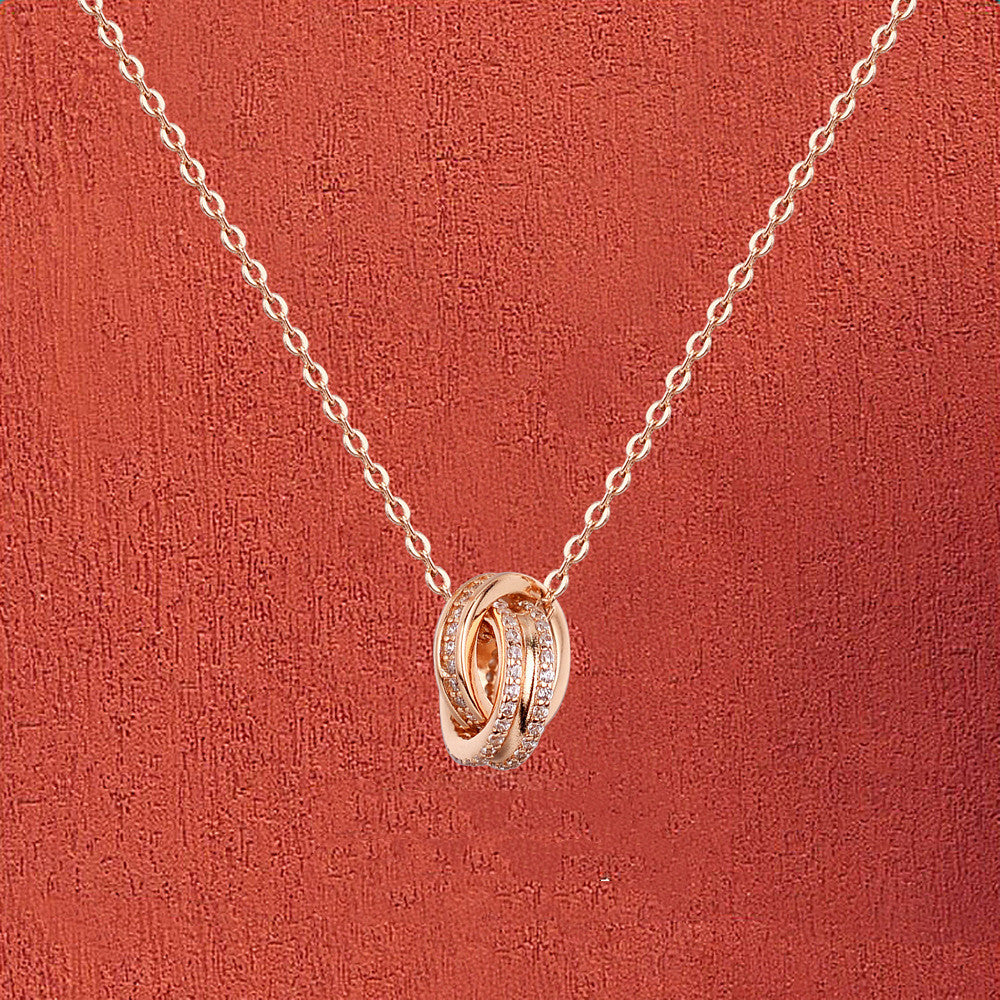 Chomel Chic S925 Double Ring Pendant